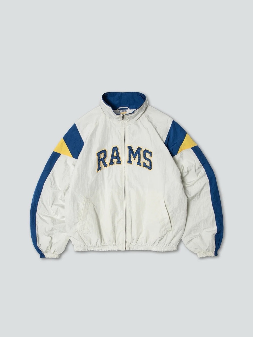 Elwood Rams White Windbreaker